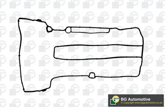 Прокладка клапанной крышки BGA для Opel Meriva B 2010-2017. Артикул RC9600