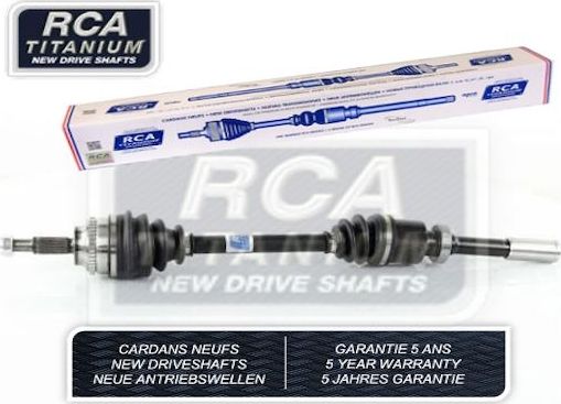 Полуось (привод в сборе, приводной вал) RCA FRANCE NEW DRIVESHAFT передняя правая для Renault Megane I 1997-2003. Артикул R480AN