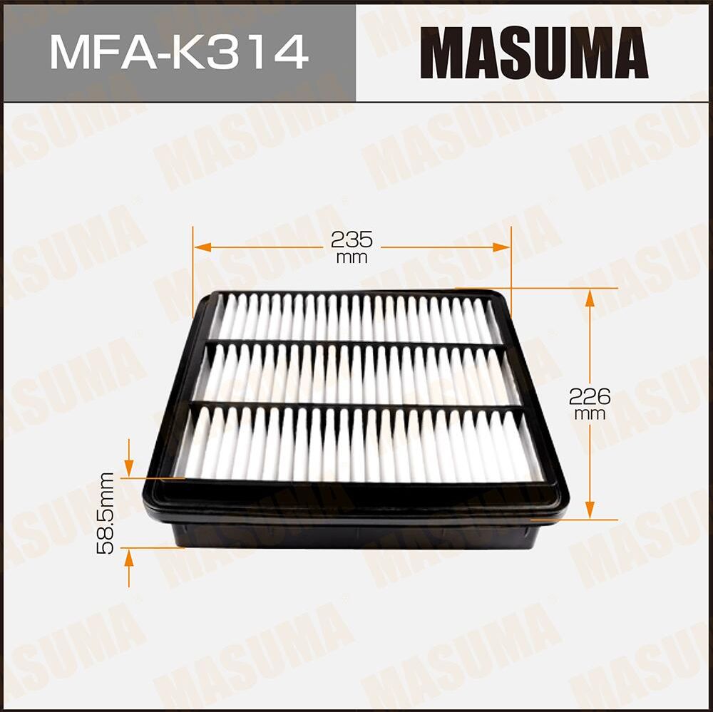 Воздушный фильтр Masuma. Артикул MFA-K314