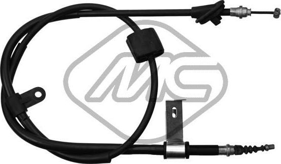 Трос ручника (тросик ручного тормоза) Metalcaucho правый для Alfa Romeo Spider III 2006-2011. Артикул 80489