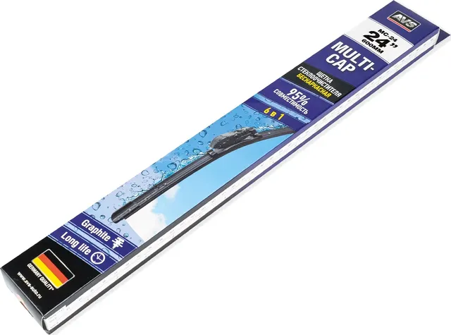 Щетка стеклоочистителя AVS Multi-Cap 5 в 1 MC-24 (60 см) AVS. Артикул 80480