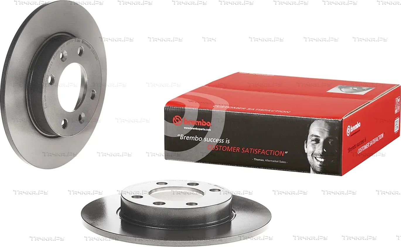 Тормозной диск Brembo UV Coated задний для Citroen Berlingo II 2008-2019. Артикул 08.9719.11