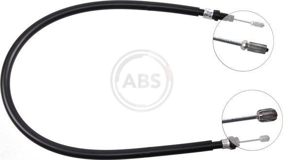 Трос ручника (тросик ручного тормоза) ABS. Артикул K12447