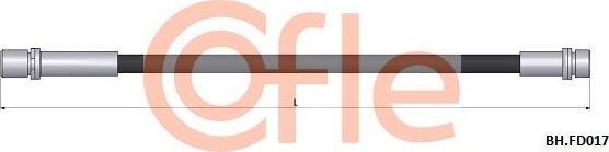 Тормозной шланг Cofle задний для Toyota Land Cruiser Prado 150 2009-2013. Артикул 92.BH.TY017