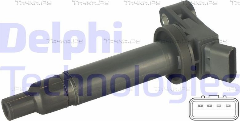 Катушка зажигания Delphi. Артикул GN10536-12B1