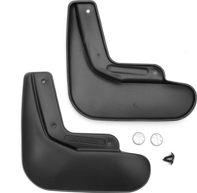 Брызговики Frosch (в пакете) задняя пара для Kia Rio X хэтчбек 2020-2026. Артикул NLF.A0N046.E11