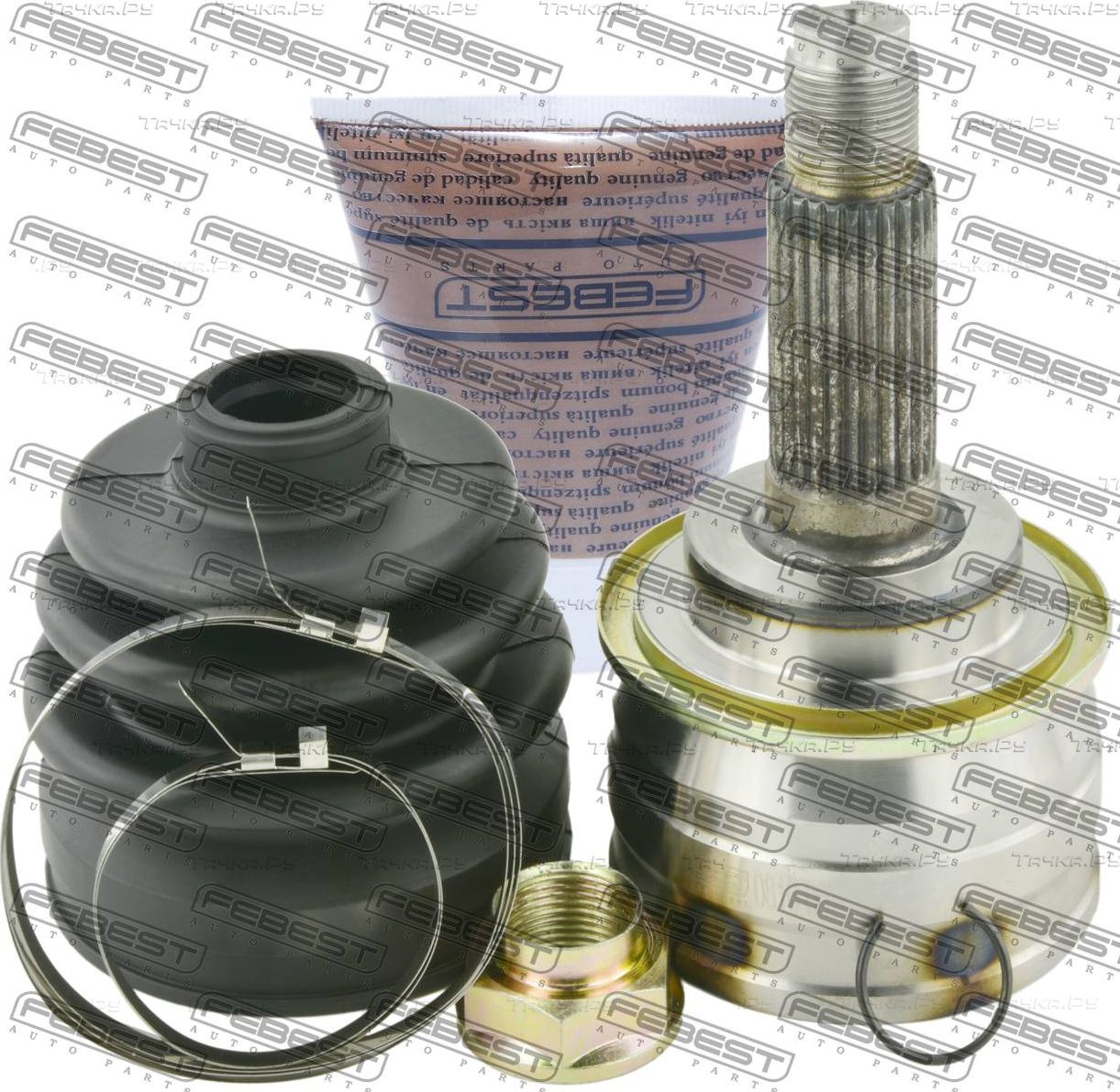 Шрус наружный (граната) Febest передний для Subaru Legacy I 1989-1994. Артикул 0810-007