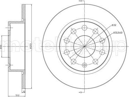 Тормозной диск Trusting. Артикул DF867
