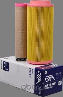 Воздушный фильтр комплект 2шт (Ekka). Артикул EK3802AB