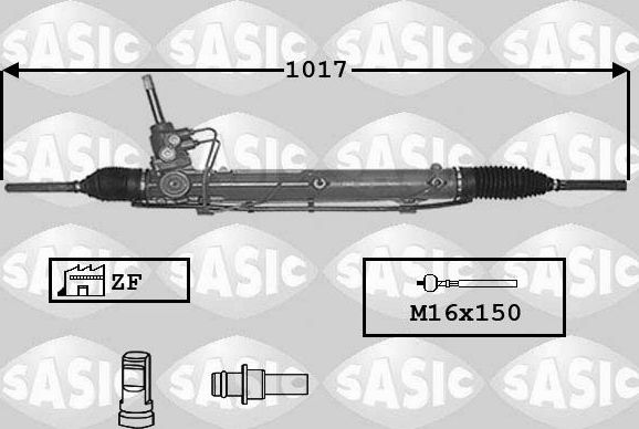 Рулевая рейка Sasic для Citroen C5 I 2001-2004. Артикул 7006038
