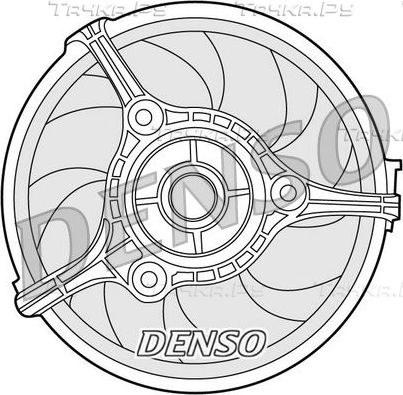 Вентилятор радиатора двигателя Denso. Артикул DER02002