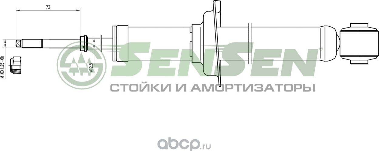 32120098 Амортизатор MITSUBISHI CARISMA 95-,SPACE STAR зад.газ.(Excel-G) (Sensen). Артикул 32120098