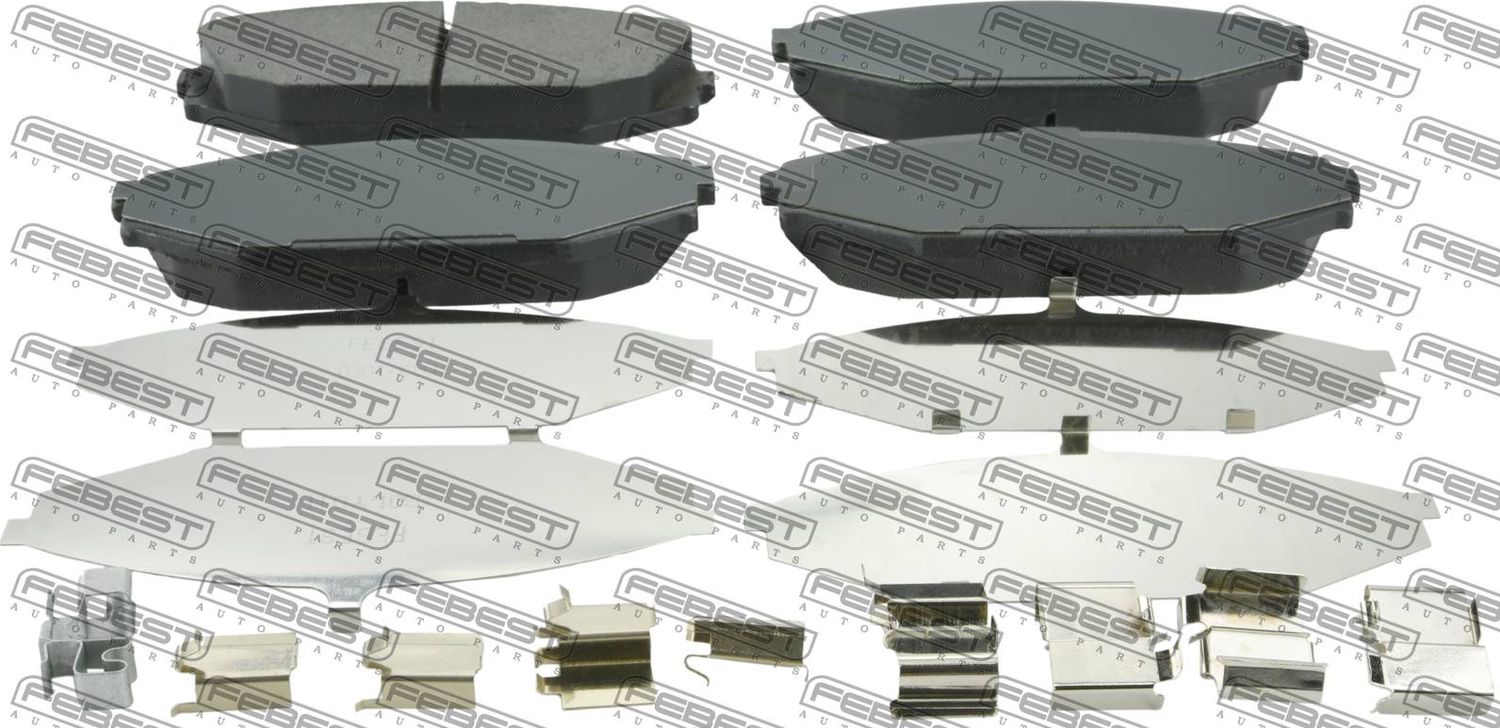 Тормозные колодки Febest. Артикул 0301-YD1F