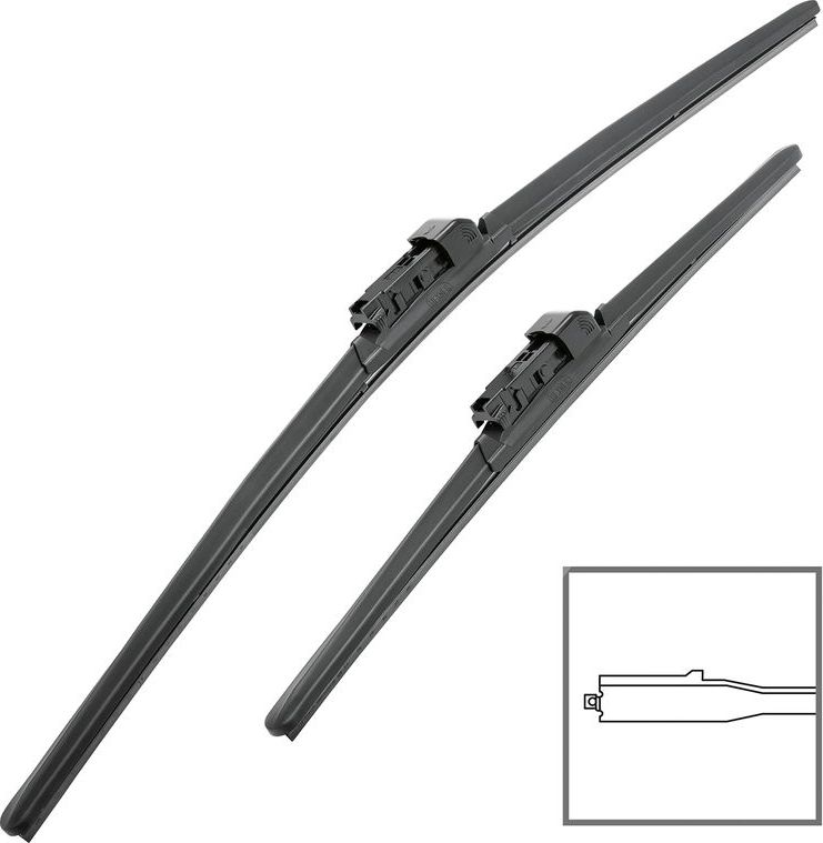 Щетки стеклоочистителя (дворники) Heyner SET HYBRID. Артикул 020200