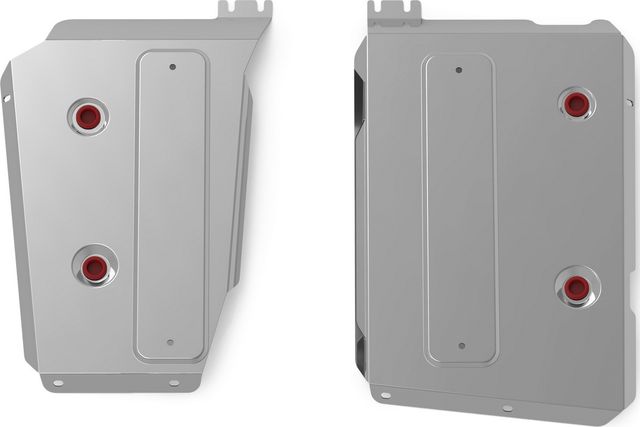 Защита алюминиевая АвтоБроня для топливного бака Skoda Karoq 4WD 2020-2026. Артикул 333.05123.1