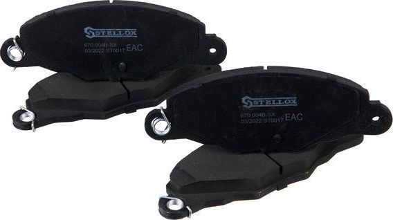 Тормозные колодки Stellox. Артикул 670 004B-SX