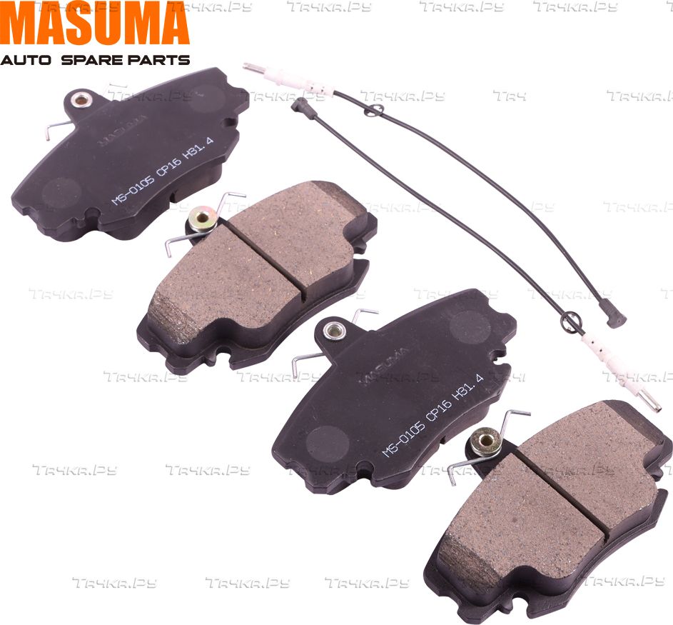 Тормозные колодки Masuma передние для Renault Sandero II 2007-2026. Артикул MS-0105