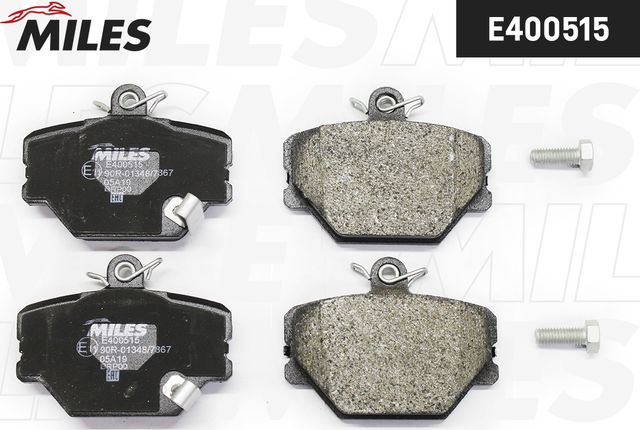 Тормозные колодки Miles (Low-Metallic) передние для Smart Fortwo I (W450) 1998-2007. Артикул E400515