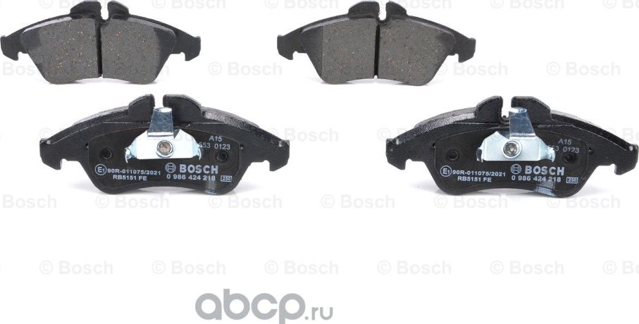 Колодки дисковые передние , MB Vito/Sprinter 208D/308D, VW T 28-35 95 (Bosch). Артикул 986424218