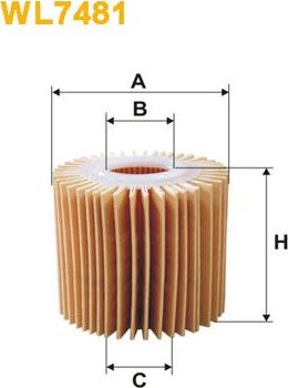Масляный фильтр WIX Filters. Артикул WL7481