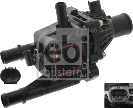 Корпус термостата Opel Astra J Febi Bilstein (полимерный материал). Артикул 39145