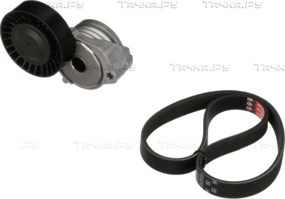 Приводной ремень поликлиновой с роликами (комплект) Gates Micro-V® Kit для Ford Mondeo IV 2007-2014. Артикул K015PK1095