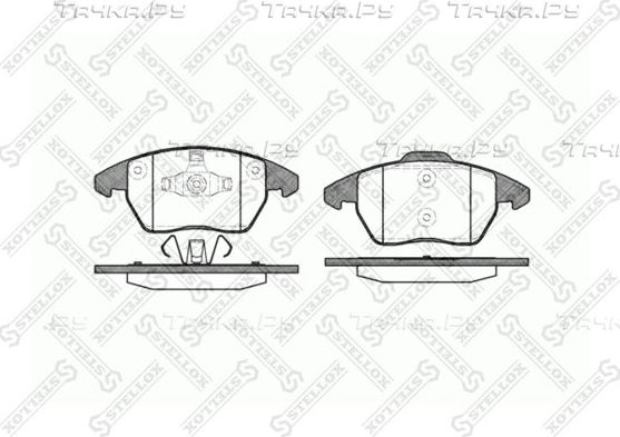 Тормозные колодки Stellox. Артикул 1041 010-SX