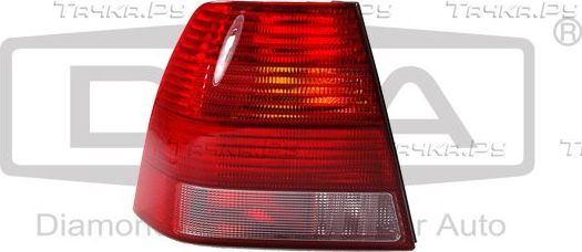 Фонарь задний DPA левый для Volkswagen Bora 1998-2013. Артикул 99451446902