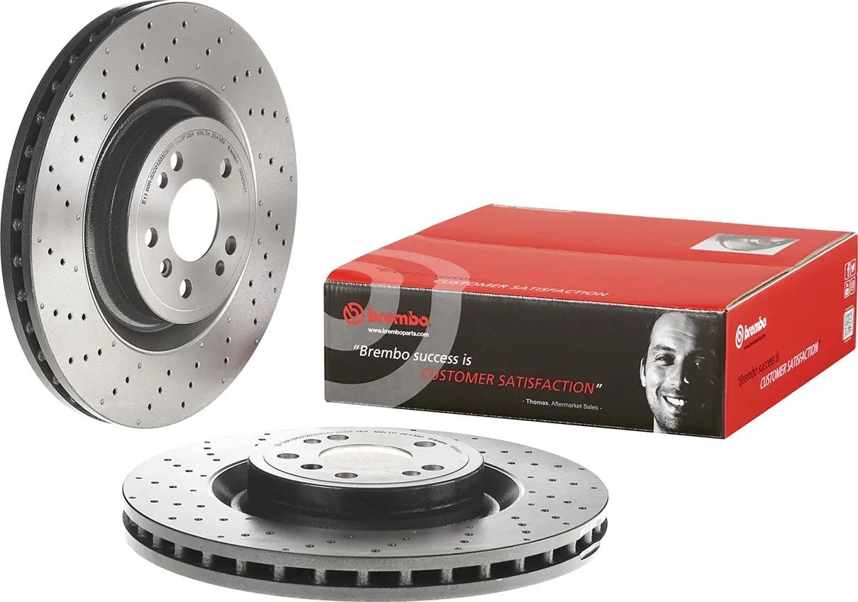 Тормозной диск Brembo PRIME LINE - UV Coated. Артикул 09.A958.21