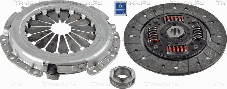 Сцепление (комплект) SACHS для Hyundai i10 I 2008-2011. Артикул 3000 951 457