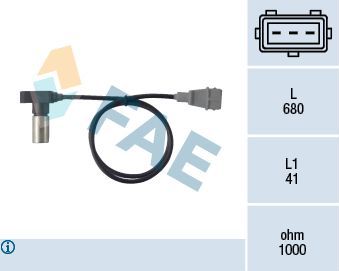Датчик положения коленвала FAE для Audi A4 I (B5) 1995-2001. Артикул 79098