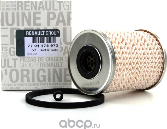 Топливный фильтр Renault. Артикул 7701478972