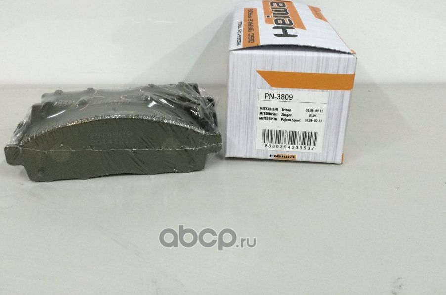 Колодки дисковые PN3809 HEIWA 4605A284 MITSUBISH Heiwa. Артикул PN3809