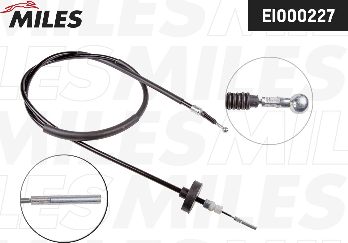 Трос ручника (тросик ручного тормоза) Miles. Артикул EI000227