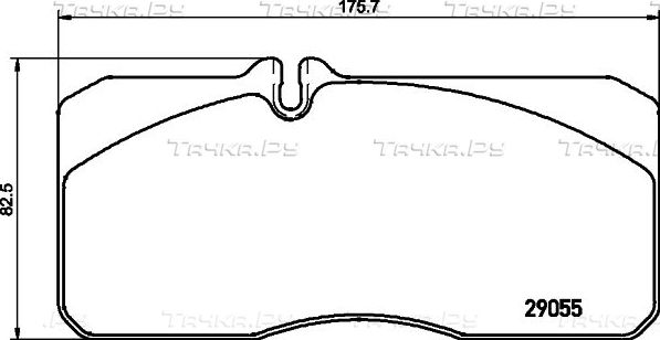 Тормозные колодки Don. Артикул CVP021
