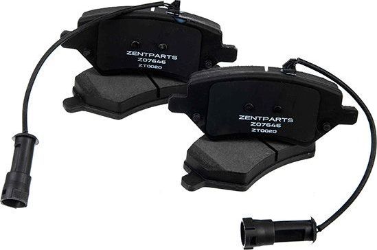 Тормозные колодки Zentparts. Артикул Z07646