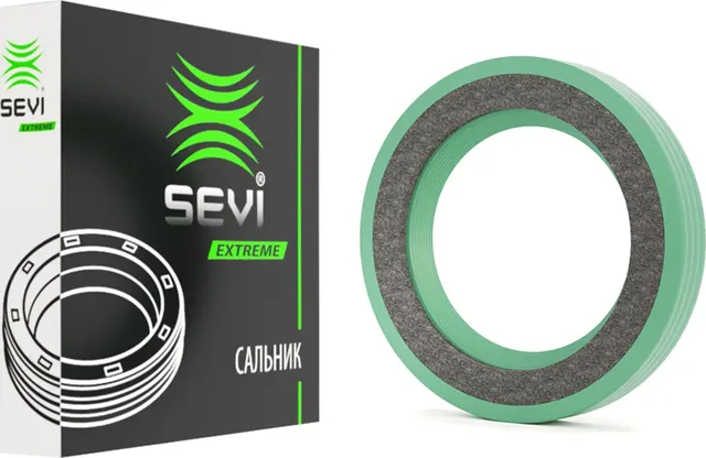 Сальник коленвала 2121 передний (СЭВИ) (Sevi). Артикул 80355040