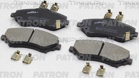 Тормозные колодки Patron передние для Jeep Cherokee III (KJ) 2003-2008. Артикул PBP041
