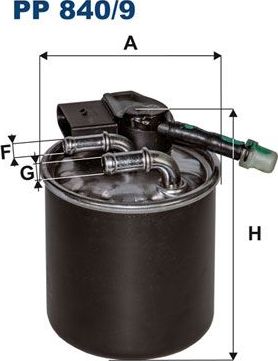 Топливный фильтр Filtron. Артикул PP 840/9