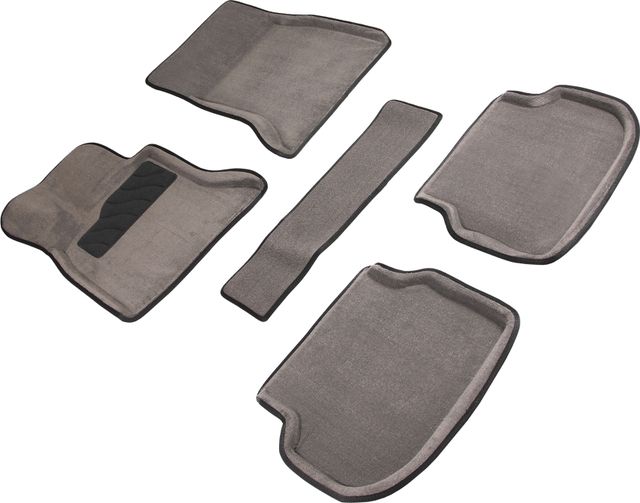 Коврики текстильные 3D Seintex для салона BMW 5-Серия F10 2013-2016 Серые. Артикул 86840