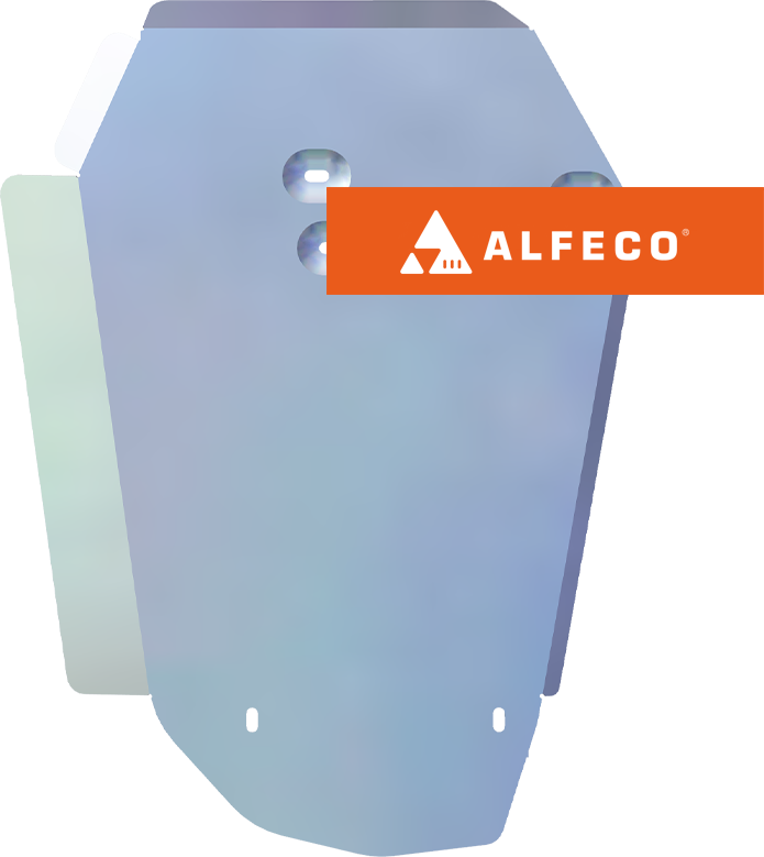 Защита алюминиевая Alfeco для АКПП BMW Х5 E53 2003-2006. Артикул ALF.34.06al