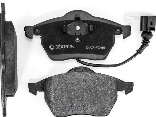 Колодки тормозные передние (Dextrim). Артикул DX7FD118