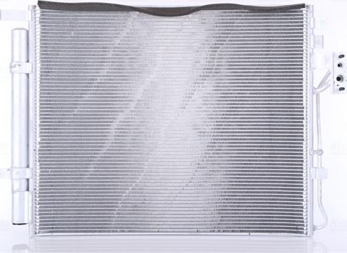 Радиатор кондиционера (конденсатор) Nissens (алюминий). Артикул 940594
