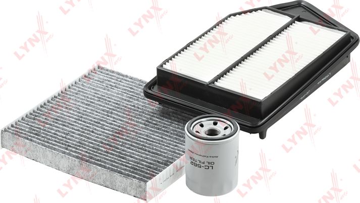 Комплект фильтров для ТО LYNXauto. Артикул LK-3003-1