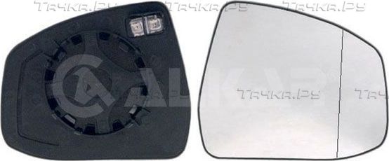 Зеркальное стекло бокового зеркала Alkar правое для Ford Mondeo IV 2007-2015. Артикул 6472376