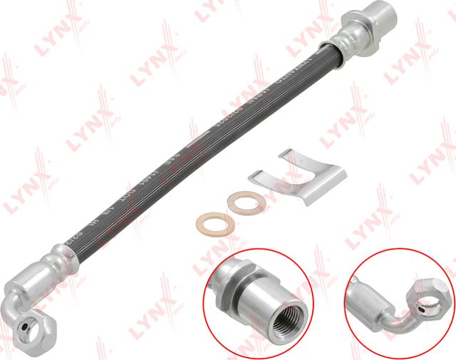 Тормозной шланг LYNXauto для Toyota Land Cruiser 80 1990-1997. Артикул BL-3738