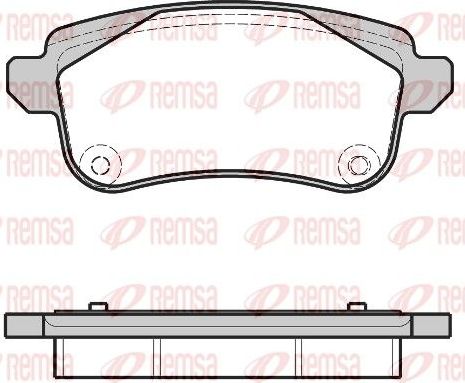 Тормозные колодки Remsa. Артикул 1387.30