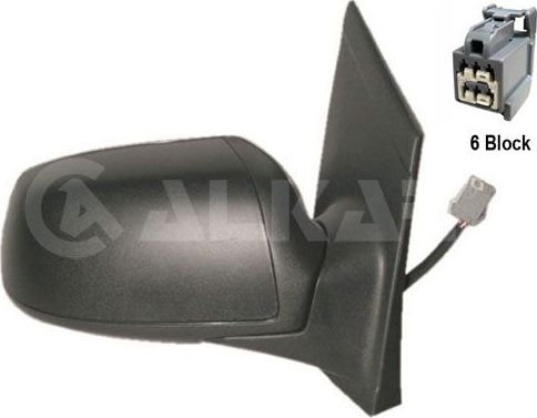 Зеркало боковое Alkar правое для Ford Focus II 2004-2012. Артикул 6122400