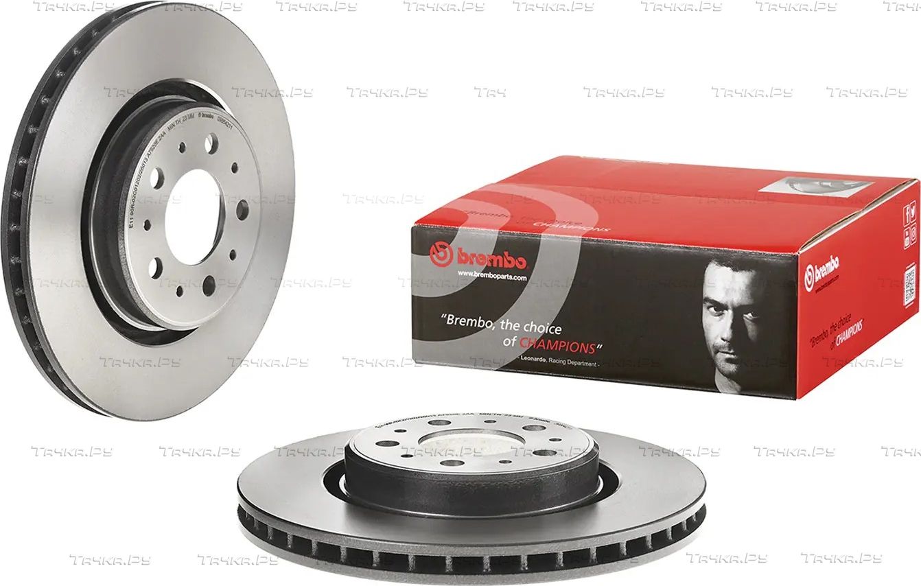 Тормозной диск Brembo UV Coated передний для Volvo XC70 I 1997-2002. Артикул 09.8642.11