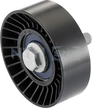 Направляющий (ведущий) ролик приводного поликлинового ремня NTN / SNR. Артикул GA357.66